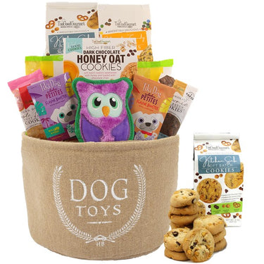 Cookies and Toy Bin Dog & Owner Gift