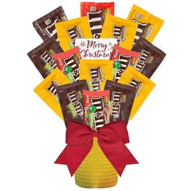 Tis the Season for M&M's Candy Bouquet