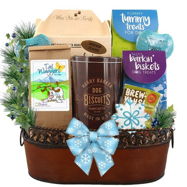 Bisket Baskets Holiday Dog Gift