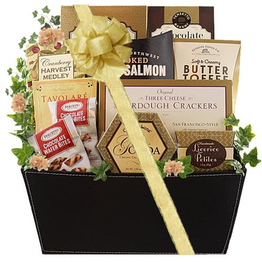 Corporate Gold Gift Basket
