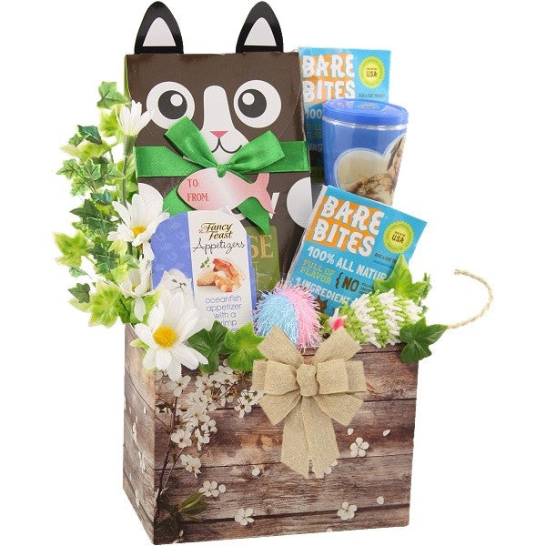 Cat Fish Cat Gift Basket – Bisket Baskets