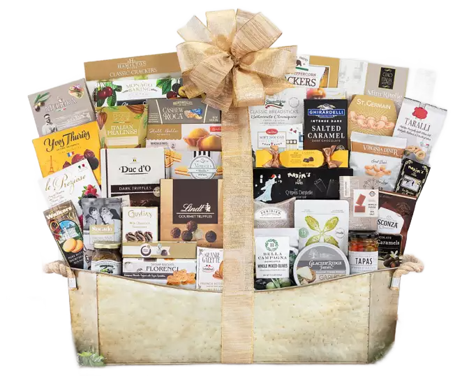 The V.I.P. Gourmet Gift Basket Bisket Baskets