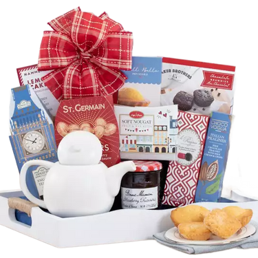 Tea and Snacks Gift Basket