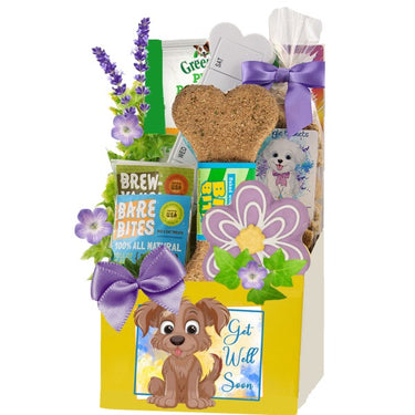 Dog Feel Better Gift Basket