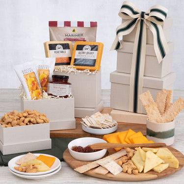 Cheese and Crackers Tower