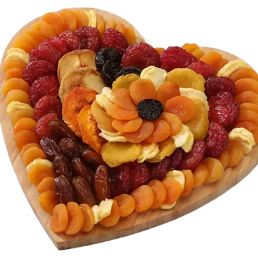 Heart Shaped Dried Fruit Tray