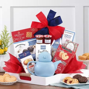 Tea and Snacks Gift Basket