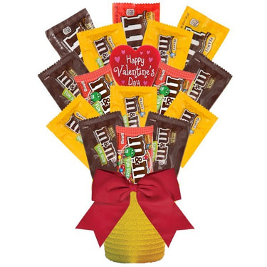 Valentine M&M's Candy Bouquet