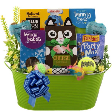 Dog and Cat Gift Basket