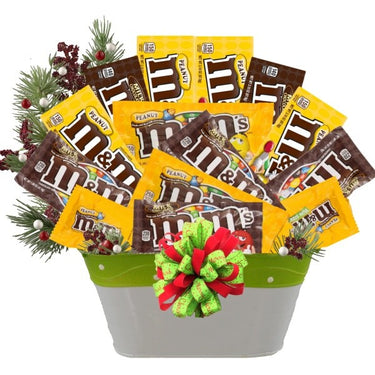 M&M's Christmas Gift Basket