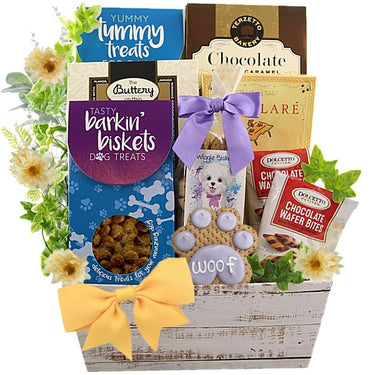 Treats for Two Dog and Owner Gift Basket