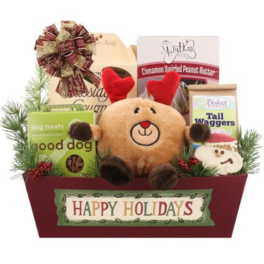 Happy Holidays Dog Gift