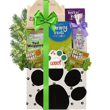 Woof Treats Holiday Gift Basket